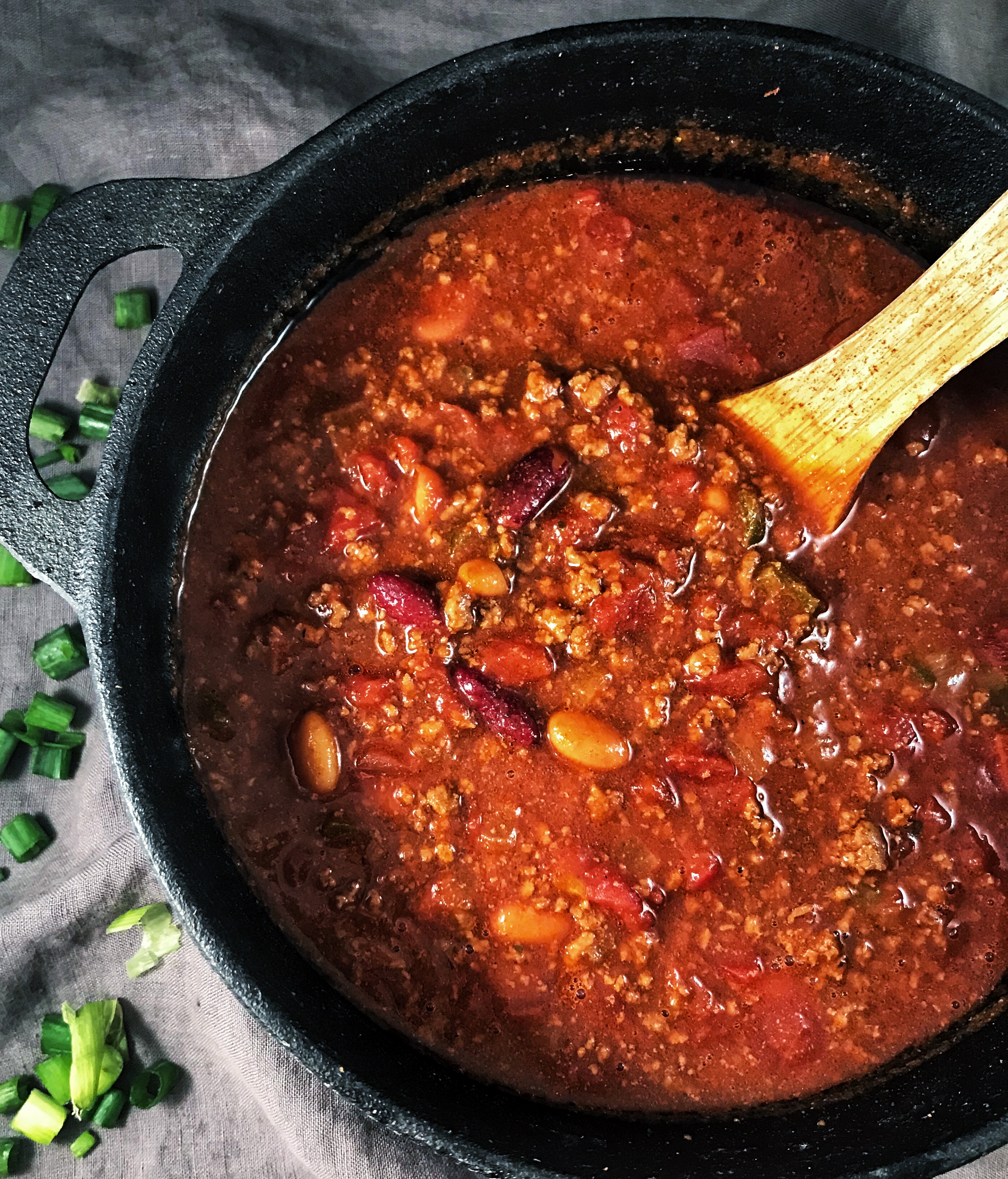 chili in pot