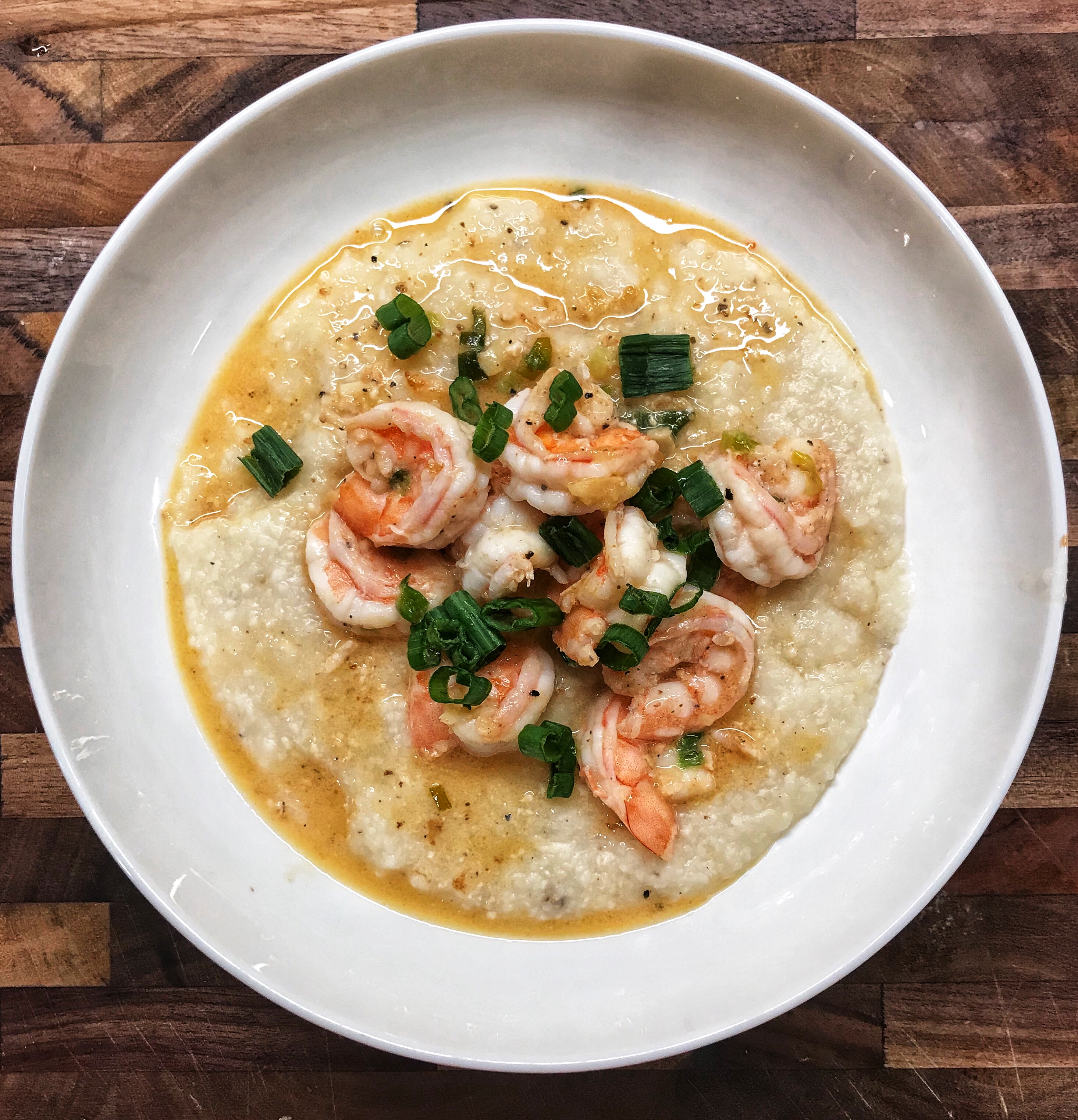 Healthy(er) Shrimp and Grits