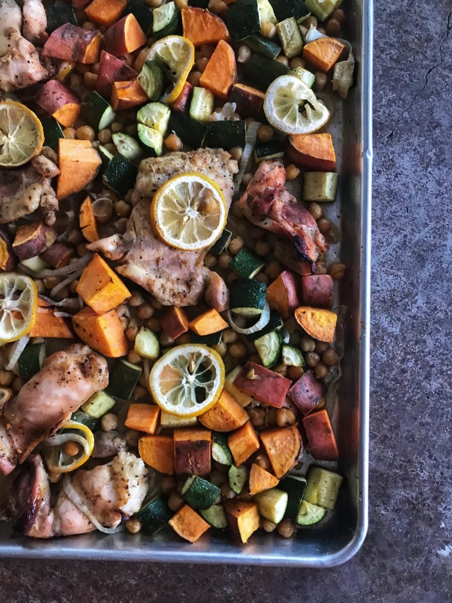 Moroccan Sheet Pan Chicken